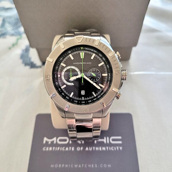 Morphic M94 Series Men's Chronograph Bracelet Watch - Picture 3 of 8